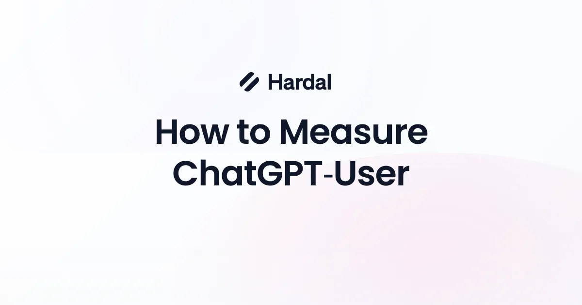 How to Measure ChatGPT-User
