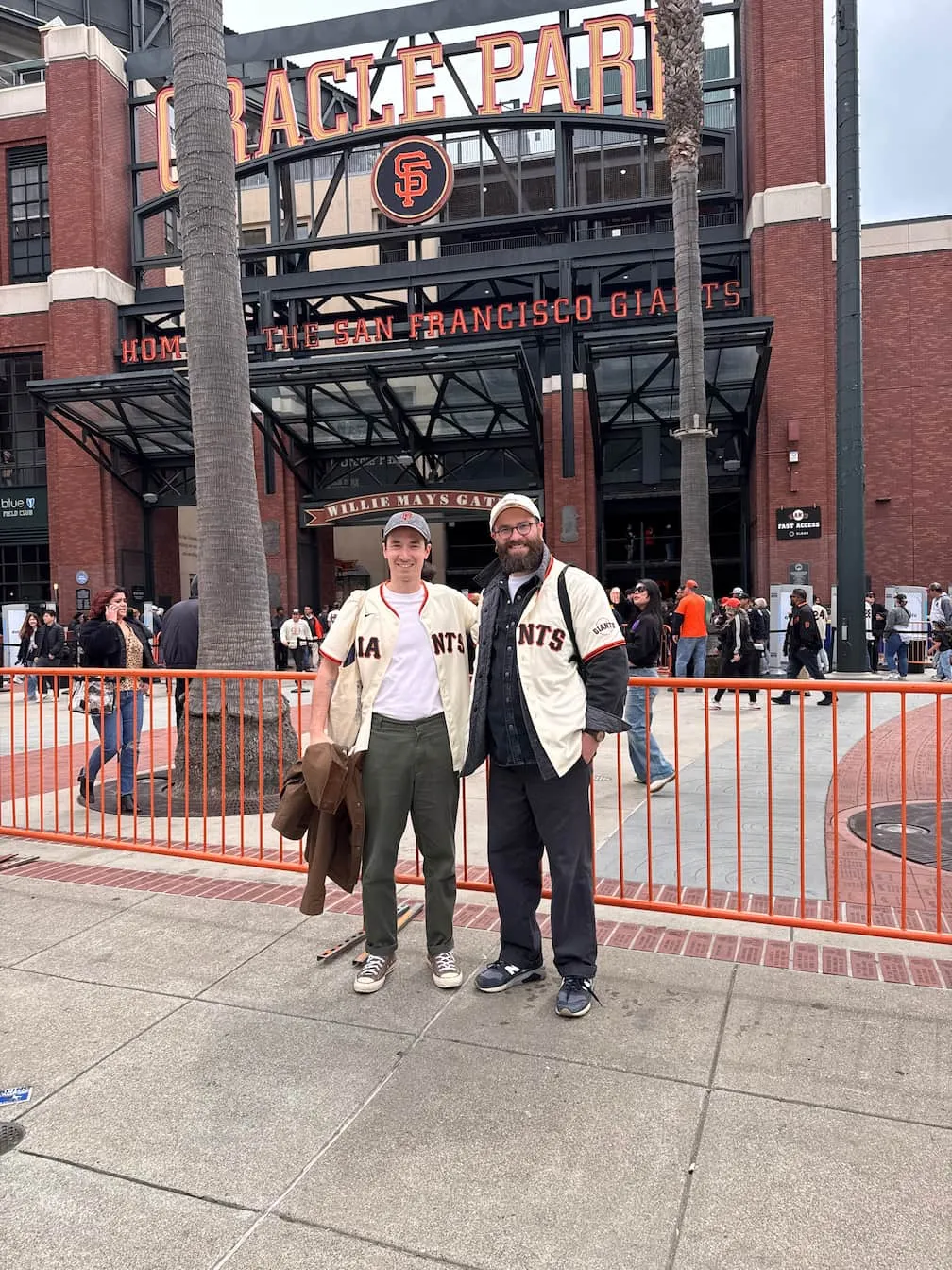 San Francisco trip - baseball game (April 2025)