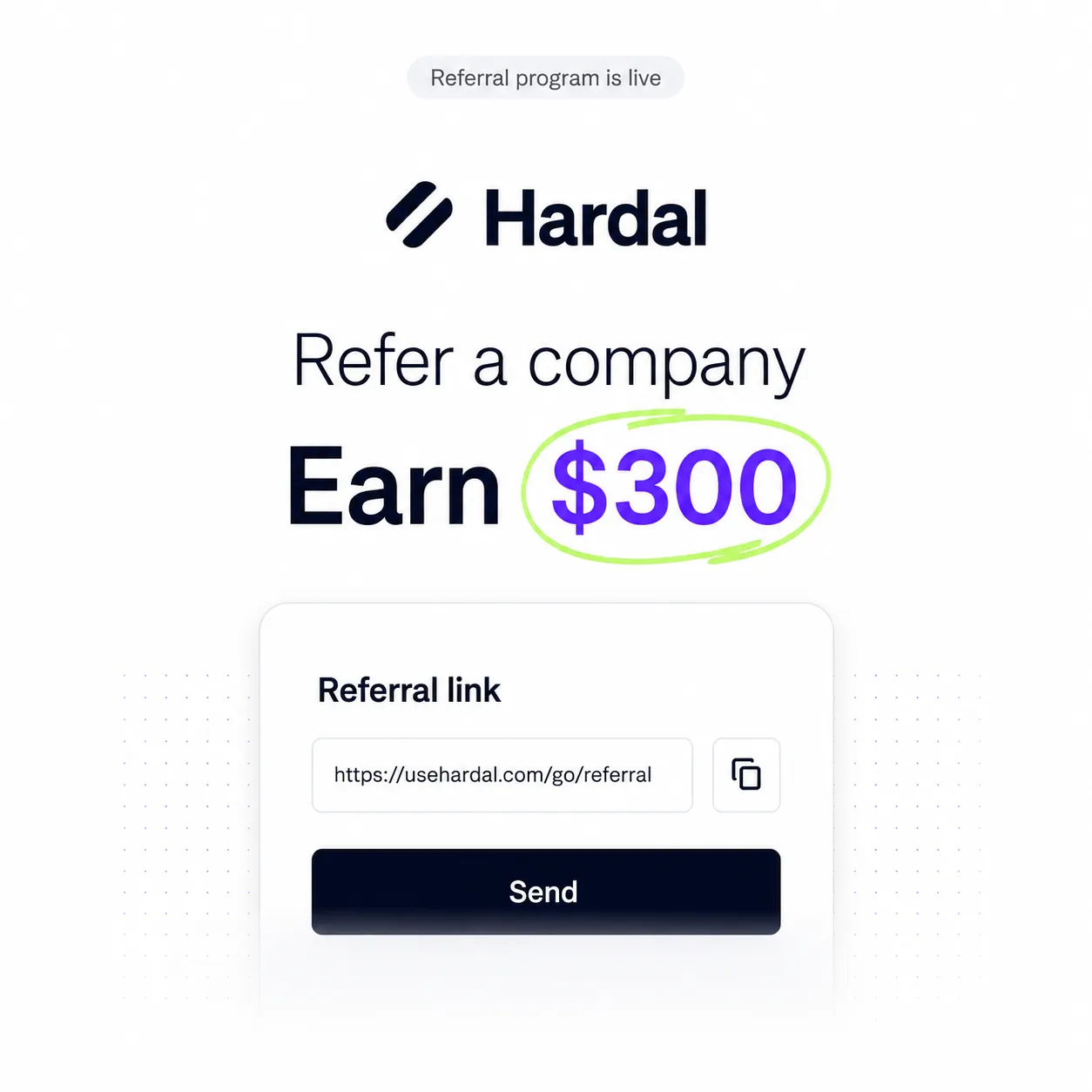 The Hardal referral programme
