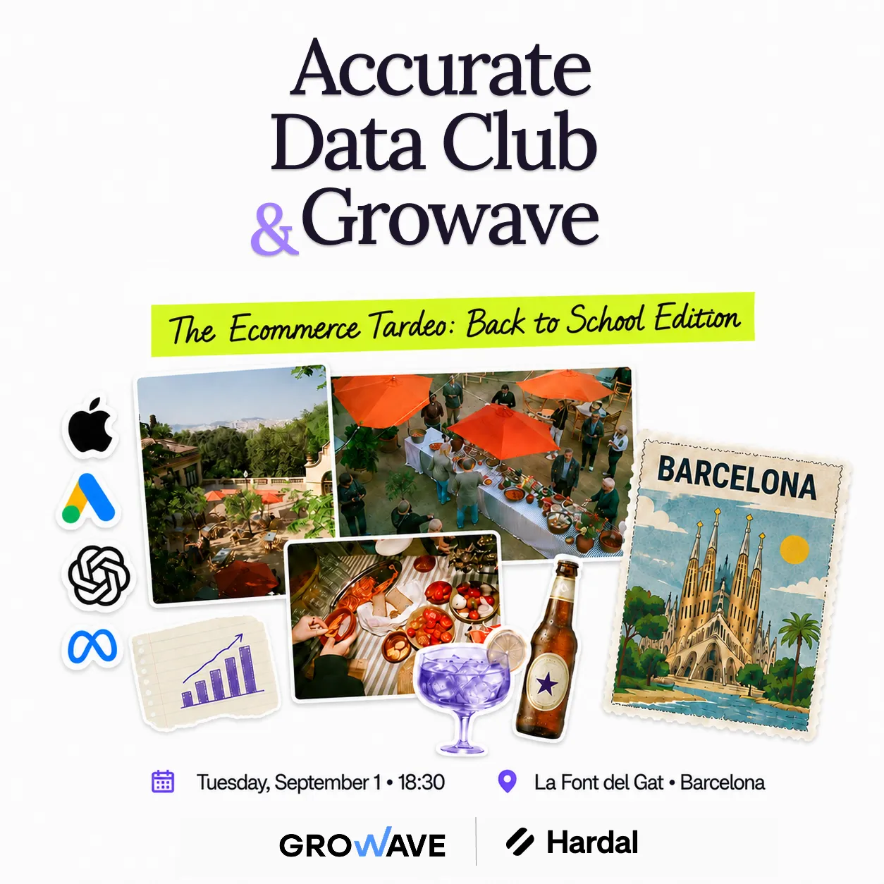 Accurate Data Club: Back to School Tardeo