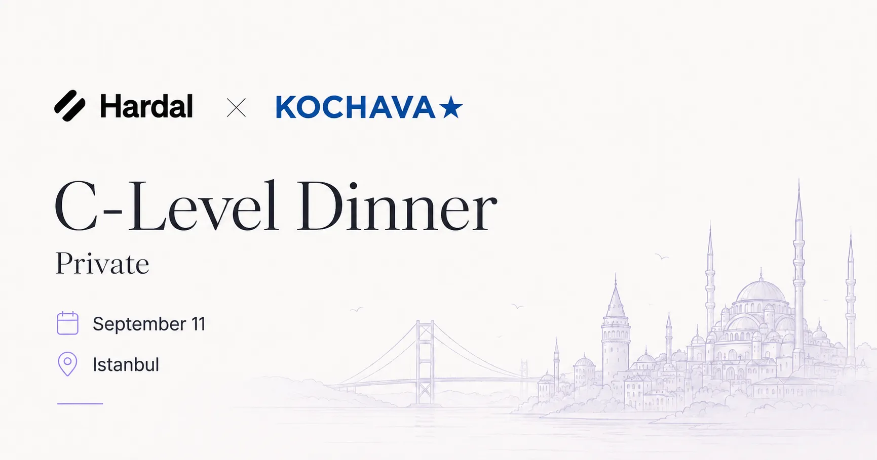 Hardal x Kochava: Dinner in Istanbul