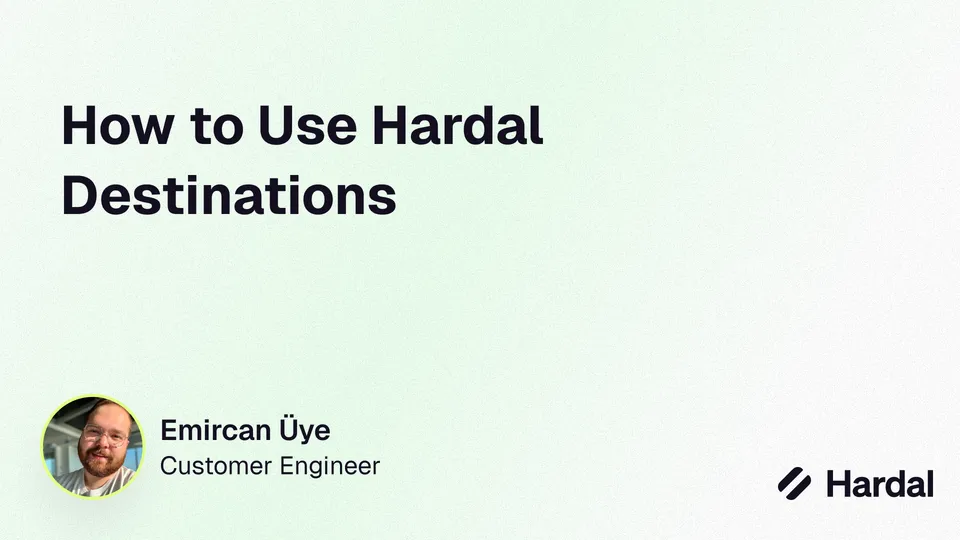 How to Use Hardal Destinations