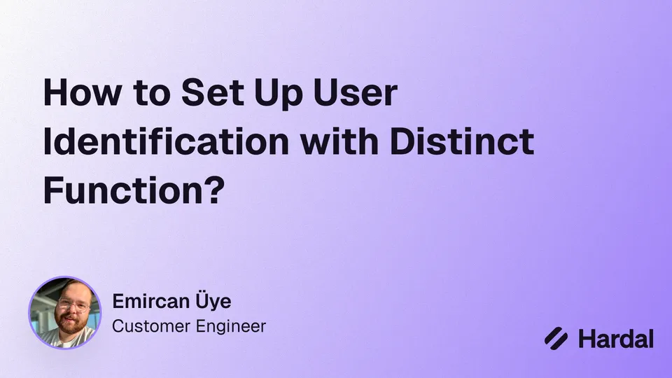 How to Set Up User Identification with Distinct Function
