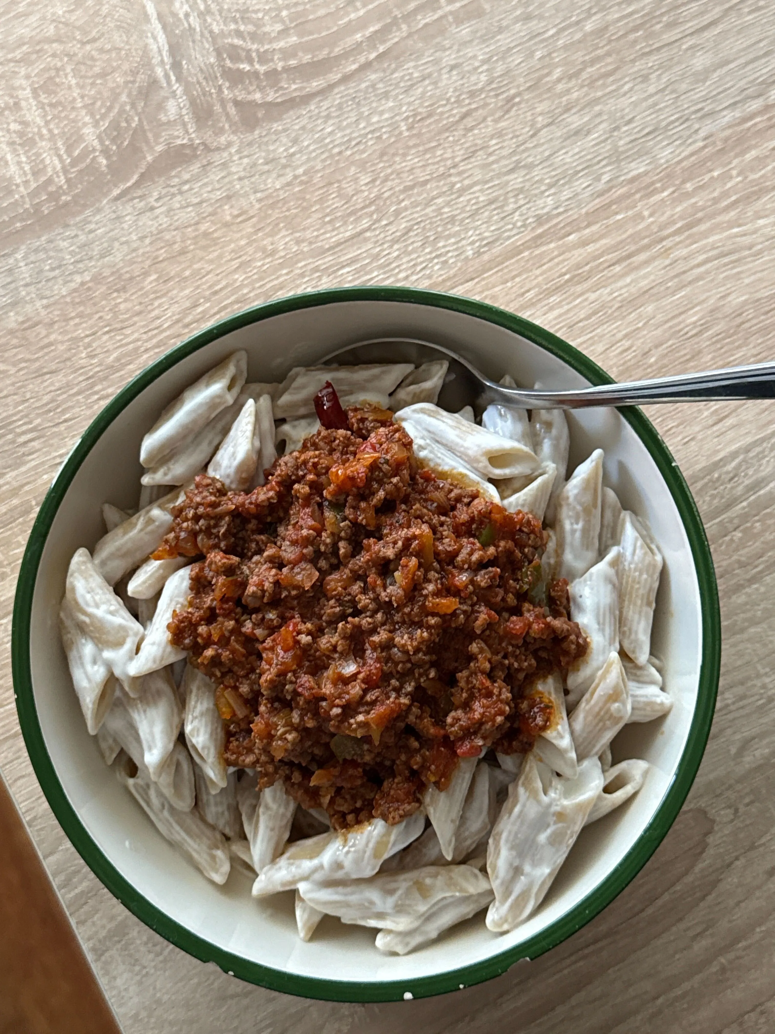 High-Protein Minced Beef Pasta