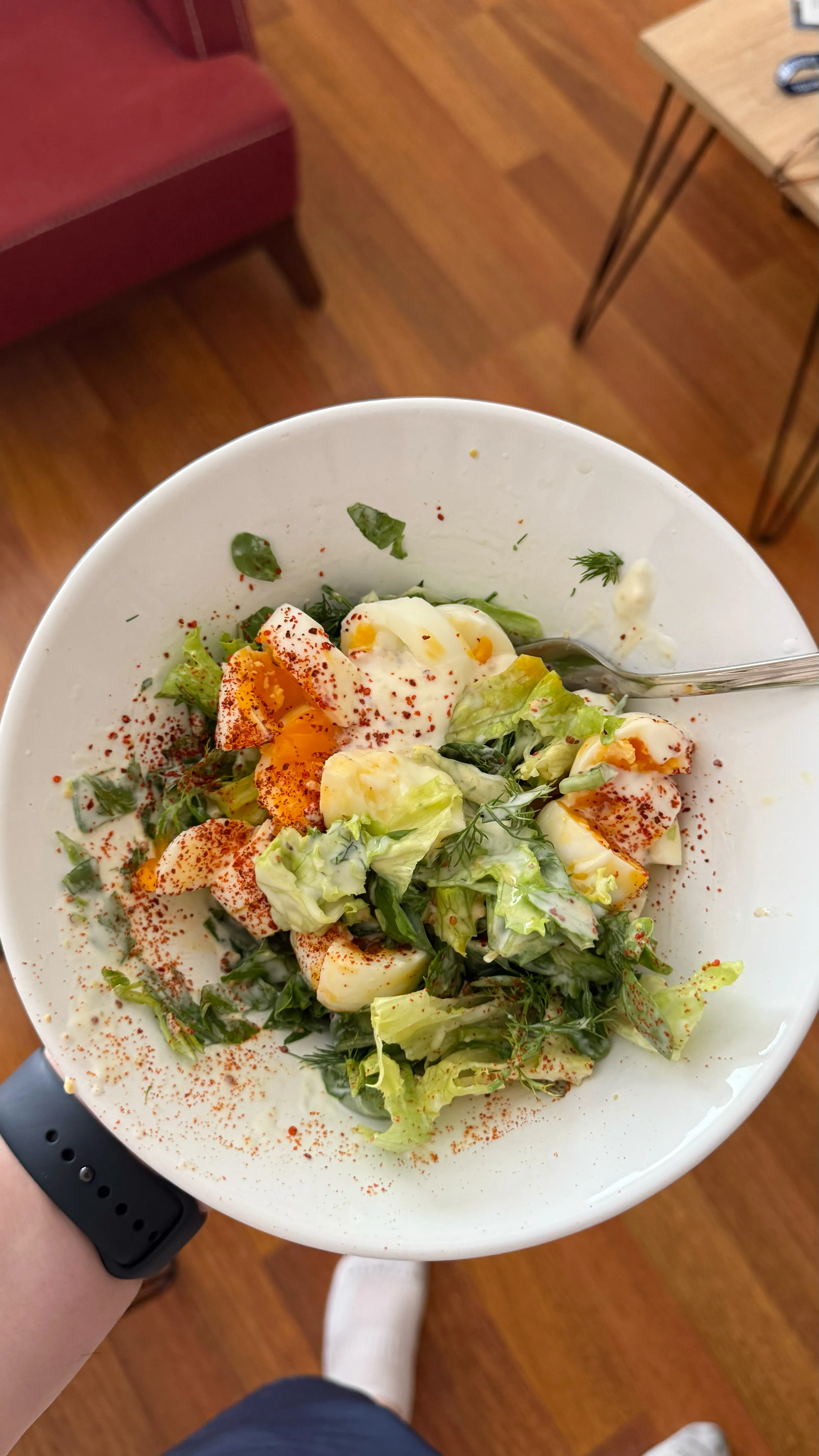 Egg Salad with Yogurt Based Dressing