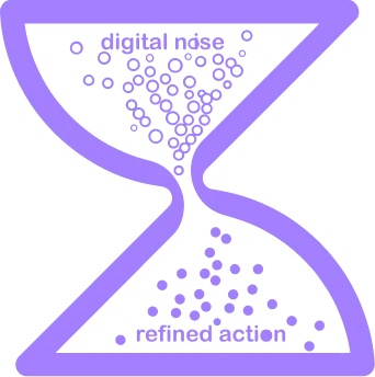 Noisy digital signals refined into clean conversion data